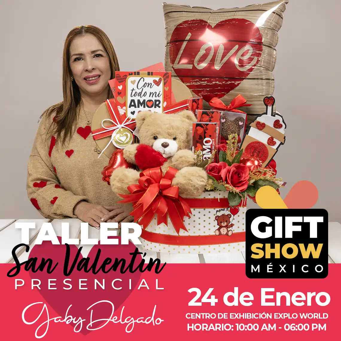 Taller Presencial San Valentín Gaby Delgado 24 Enero