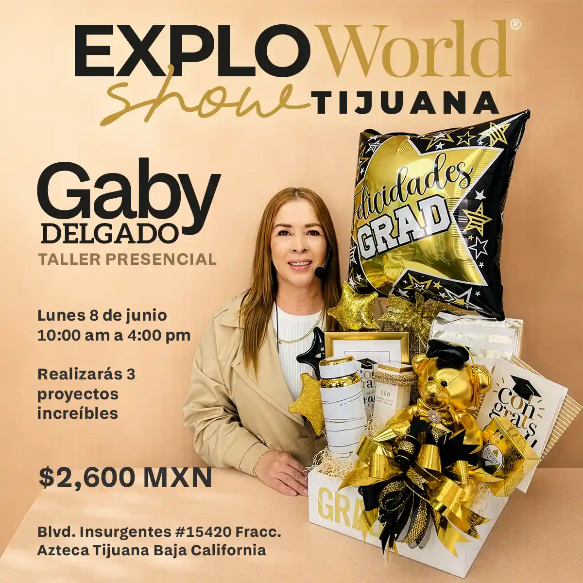 Taller Presencial Graduaciones Gaby Delgado Tijuana